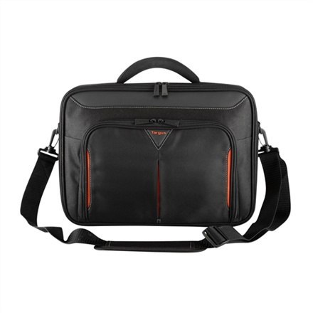 Targus | Pasuje do rozmiaru 14 " | Classic | Messenger - Briefcase | Black/Red | Pasek na ramię