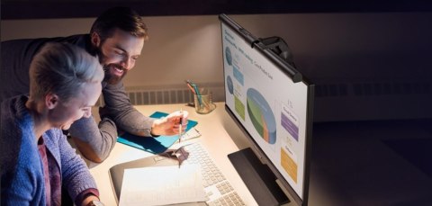 Benq | ScreenBar e-Reading LED Task Lamp | 9H.W42QD.WP1 | 320 lm | 5 W | 2700-6500 K | 50000 h | Lampa LED | 5 V | 0,53 kg