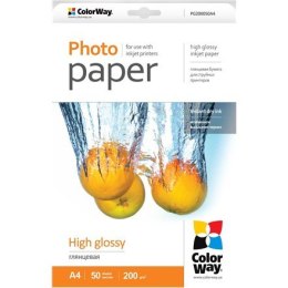 ColorWay | 200 g/m² | A4 | Papier fotograficzny o wysokim połysku
