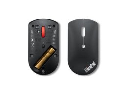Lenovo | ThinkPad Bluetooth Silent Mouse bez baterii | Bezprzewodowa | Bluetooth 5.0 | Czarna | 1 rok(y)