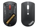 Lenovo | ThinkPad Bluetooth Silent Mouse bez baterii | Bezprzewodowa | Bluetooth 5.0 | Czarna | 1 rok(y)