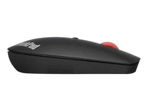 Lenovo | ThinkPad Bluetooth Silent Mouse bez baterii | Bezprzewodowa | Bluetooth 5.0 | Czarna | 1 rok(y)