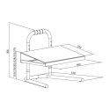 Logilink | EO0007 | Wolnostojący regulowany podnóżek