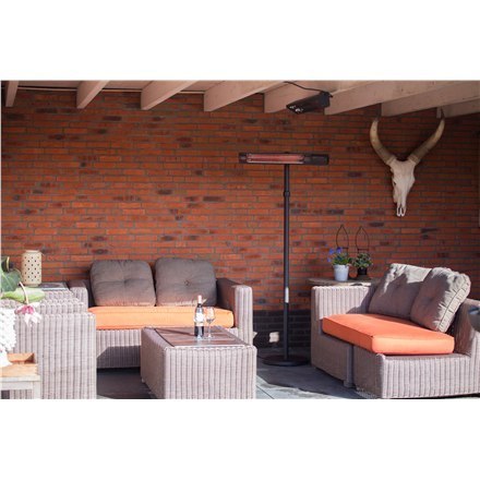 SUNRED | Grzejnik | RD-DARK-25S, Ciemno stojący | Podczerwień | 2500 W | Liczba poziomów mocy | Odpowiedni do pomieszczeń do m² 