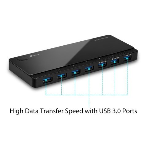 Hub TP-LINK UH700 (7x USB 3.0; kolor czarny)