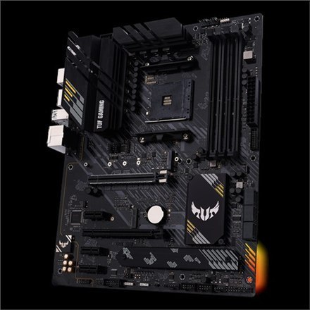 Asus | TUF GAMING B550-PLUS | Gniazda pamięci 4 | Chipset AMD B | ATX | Rodzina procesorów AMD | Gniazdo procesora AM4 | DDR4