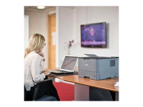 Brother | HL-L5000D | Przewodowa | Monochromatyczna | Laserowa | A4/Legal | Czarna | Szara