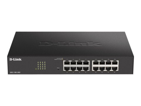D-Link | Smart Managed Switch | DGS-1100-16V2 | Zarządzany | Desktop | Ilość portów 1 Gbps (RJ-45) | Ilość portów SFP | Ilość po