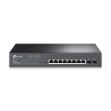 TP-Link JetStream TL-SG2210MP - przełącznik - 10 portów - inteligentny - do montażu w stelażu