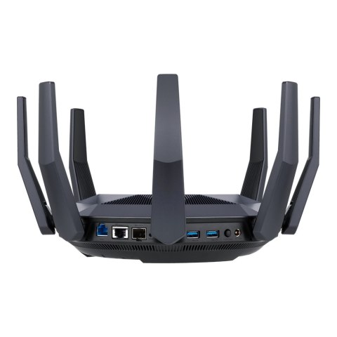 Asus | AX6000 Dual Band Router | RT-AX89X | 802.11ax | 4804+1300 Mbit/s | 10/100/1000 Mbit/s | Porty Ethernet LAN (RJ-45) 8 | Ob