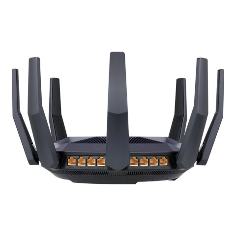 Asus | AX6000 Dual Band Router | RT-AX89X | 802.11ax | 4804+1300 Mbit/s | 10/100/1000 Mbit/s | Porty Ethernet LAN (RJ-45) 8 | Ob