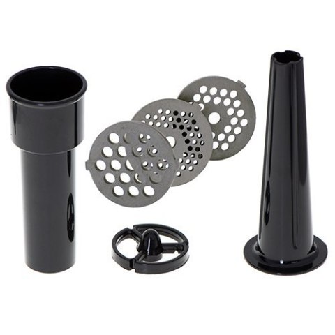 Adler | Maszynka do mielenia mięsa | AD 4811 | Czarny | 600 W | Liczba prędkości 1 | Wydajność (kg/min) 1,8 | 3 wymienne sitka: 