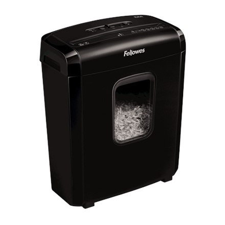 Fellowes Powershred | 6M | Mini-cięcie | Niszczarka | P-4 | Karty kredytowe | Zszywki | Spinacze | Papier | 13 litrów