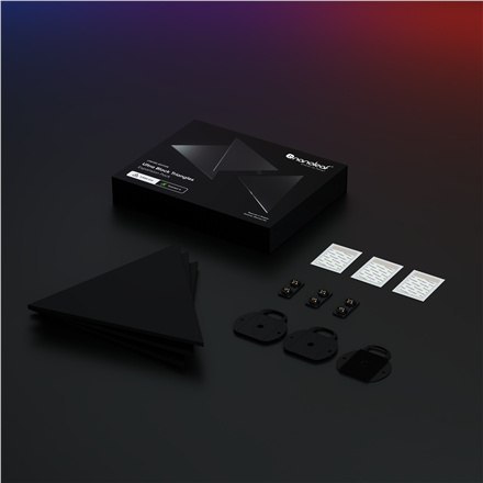 Nanoleaf Shapes Black Triangles Expansion Pack (3 panels) Nanoleaf | Shapes Black Triangles Expansion Pack (3 panels) | 42 W | W