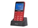 Panasonic | KX-TU155EXBN | Czerwony | 2.4 " | TFT-LCD | MB | microSD/microSDHC MB | Bluetooth | USB wersja micro USB | Wbudowana