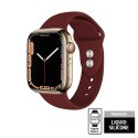 Pasek do APPLE Watch 38/40 mm (bordowy)