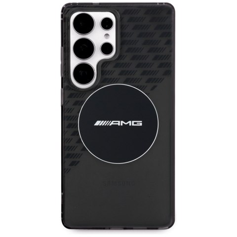 Etui AMG Transparent Rhombs MagSafe do Samsung Galaxy S25 Ultra czarny