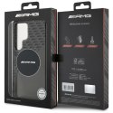 Etui AMG Transparent Rhombs MagSafe do Samsung Galaxy S25 Ultra czarny
