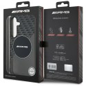 Etui AMG Transparent Rhombs MagSafe do Samsung Galaxy S25 czarny