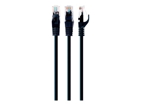 Cablexpert | Patch cord | UTP Cat6 | PVC AWG 26 (7 x 0,15 mm drut) | 5 m | Czarny