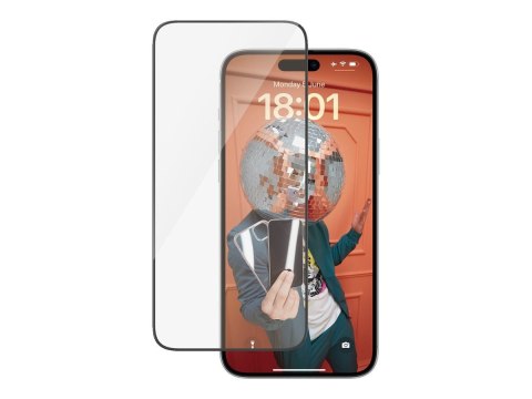 PanzerGlass | Ochraniacz ekranu - szkło | Apple iPhone 15 Plus | Szkło hartowane | Czarny | Przezroczysty