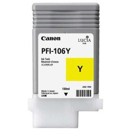Canon oryginalny ink / tusz PFI106Y, yellow, 130ml, 6624B001, Canon iPF-6300