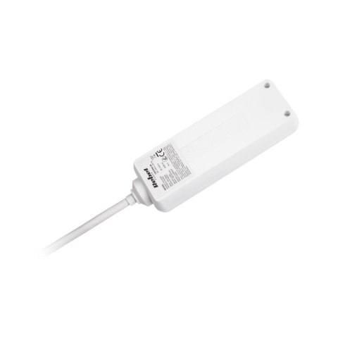 Przedłużacz 3 gniazda 5m typu francuskiego bez przełącznika (3x1,5mm) Rebel biały