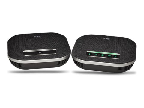 Boom Współpraca | Głośnik telekonferencyjny | GEMINI | WBUDOWANY mikrofon | Bluetooth, USB | Czarny