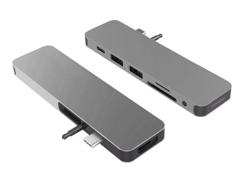 Hyper HyperDrive USB-C 7-in-1 Laptop Form-Fit Hub - Space Grey