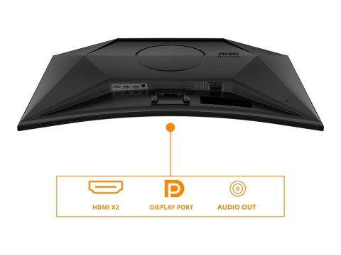 AOC CQ32G4VE | 31,5 " | VA | QHD | 16:9 | 180 Hz | 1 ms | 2560 x 1440 pikseli | 300 cd/m² | 2 porty HDMI