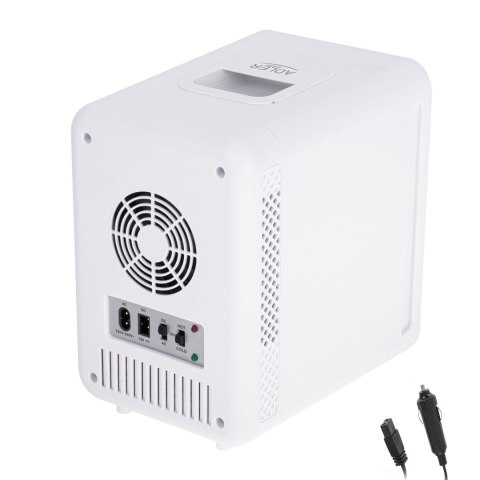 Adler | Mini lodówka z lustrem | AD 8085 | Wolnostojąca | Spiżarnia | Wysokość 27 cm | Pojemność netto lodówki 4 L | Biały