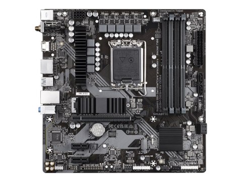 Gigabyte | B760M DS3H AX DDR4 1.0 M/B | Rodzina procesorów Intel | Gniazdo procesora LGA1700 | DDR4 DIMM | Gniazda pamięci 4 | O