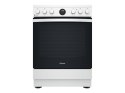INDESIT | Kuchenka | IS67V8CHW/E | Typ płyty Vitroceramic | Typ piekarnika Electric | Biały | Szerokość 60 cm | Grillowanie | Gł