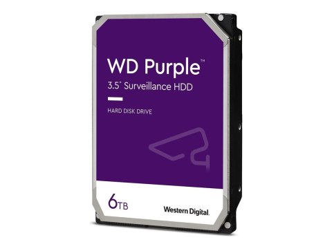 Western Digital | Dysk twardy | Fioletowy WD64PURZ | 5460 RPM | 6000 GB