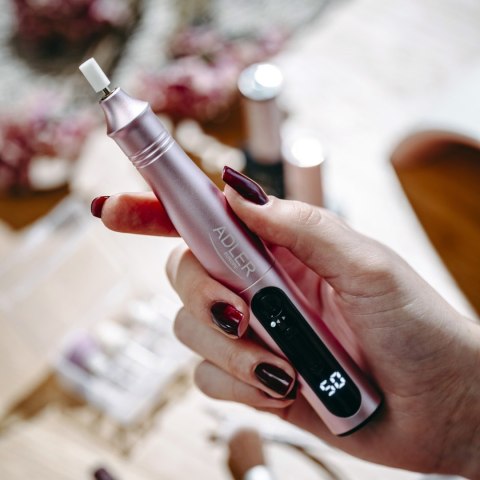 Adler | Elektryczny zestaw do paznokci | AD 2181 | Liczba poziomów mocy 5 | Różowy