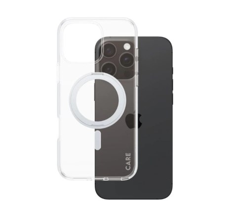 CARE by PanzerGlass Case Feature Silver Kickstand & MagSafe iPhone 16 Pro Max | CARE