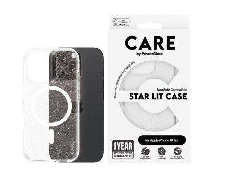 CARE by PanzerGlass Flagship Case Urban Combat Star Lit w. White MagSafe iPhone 16 Pro | CARE