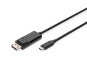 DIGITUS USB Type-C DisplayPort Bi-Directional Adapter Cable, 2 m | Digitus