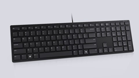 Dell | Collaboration Keyboard | KB525C | Klawiatura | Przewodowa | Ukraińska (QWERTY) | Czarna | USB-C