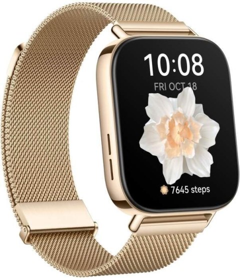 Huawei WATCH FIT 3 | Smartwatch | GPS (satelitarny) | AMOLED | Wodoodporny | Złoty