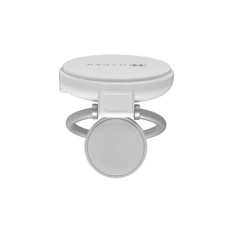 Magnetyczna podstawka ładująca Hyperjuice® Qi2 2 w 1, biała | Hyper