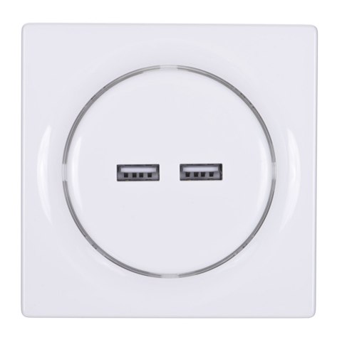 Inteligentne gniazdko USB FIBARO Walli N Outlet, białe (FGWU-021)