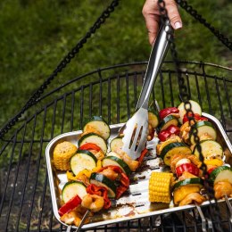 STALOWA TACA 34x24,5cm DO GRILLA GRILLOWANIA KINGHOFF KH-1916