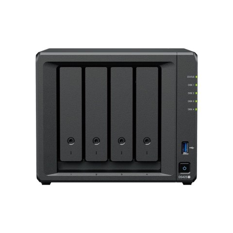 Synology DiskStation | DS425+ | Intel Celeron | J4125 | Processor frequency 2.0 GHz | 2 GB | DDR4 | Black
