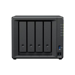 Synology NAS | DS925+ | AMD Ryzen | V1500B | Processor frequency 2.2 GHz | 4 GB | DDR4 ECC SODIMM | Black