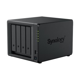 Synology NAS | DS925+ | AMD Ryzen | V1500B | Processor frequency 2.2 GHz | 4 GB | DDR4 ECC SODIMM | Black