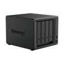 Synology NAS | DS925+ | AMD Ryzen | V1500B | Processor frequency 2.2 GHz | 4 GB | DDR4 ECC SODIMM | Black