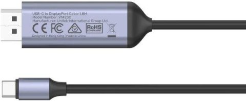 Unitek Adapter USB-C na DP 1.4 8K@60Hz kabel 1,8m
