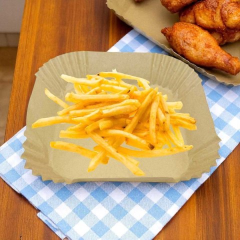 WKŁAD PAPIEROWY DO FRYTOWNICY KWADRATOWY 16x16cm 50szt. ALPENBURG