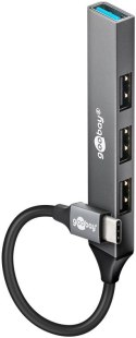 Goobay Slim 4-Port USB Hub, USB-C to USB-A, 5 Gbit/s | 74457